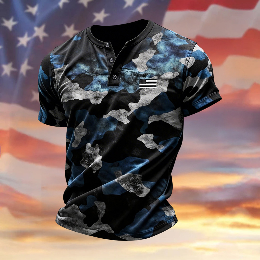 Retro Patriotic Button Shirt America's 250th Birthday Clothes Independence Day 2026 Gift Retro Patriotic Button Shirt America's 250th Birthday Clothes Independence Day 2026 Gift - Image 1