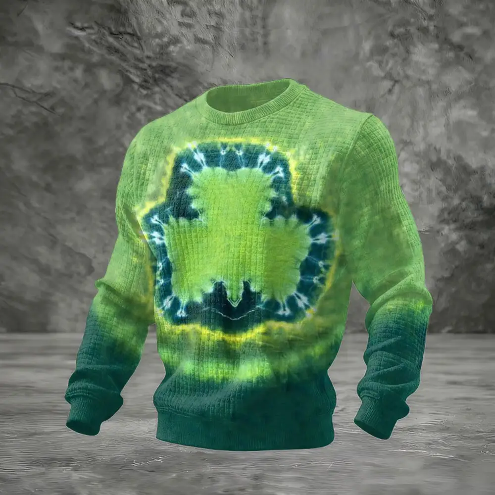 Retro St. Patrick's Day Shamrock Sweatshirt St Patrick's Day Clothing Line Gift For St Paddys Day