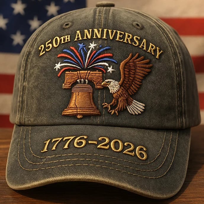 Retro US 250th Anniversary 1776 2026 Fireworkds Hat America's Birthday Cap Gift For Patriots Retro US 250th Anniversary 1776 2026 Fireworkds Hat America's Birthday Cap Gift For Patriots - Image 1