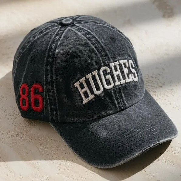 Retro USA Ice Hockey 86 Jack Hughes Hat Team USA Olympic 2026 Baseball Cap