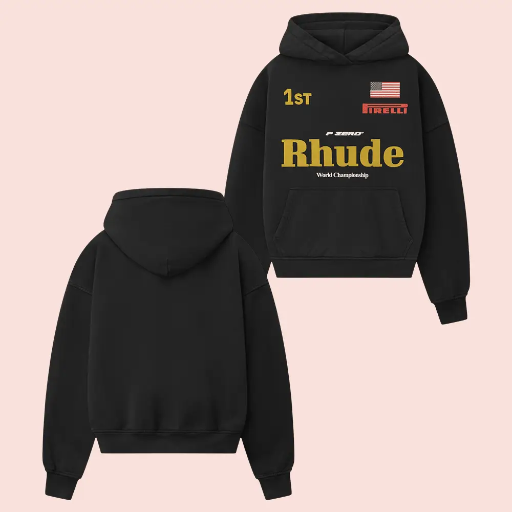Rhude Hoodie Rhude World Championship Hooded Sweatshirt Rhude Merch Gifts For Men