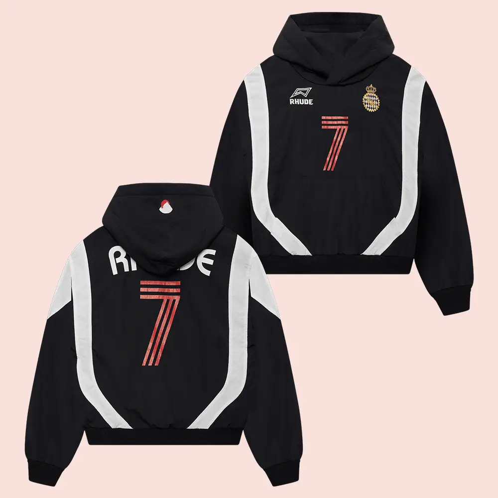 Rhude Merch Lago Soccer 7 Hoodie Rhude Hoodie Unique Gifts For Husband Rhude Merch Lago Soccer 7 Hoodie Rhude Hoodie Unique Gifts For Husband - Image 1