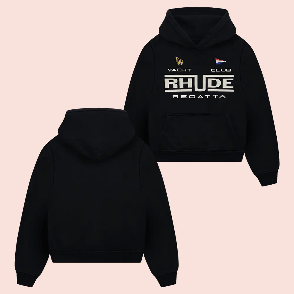 Rhude Merch Yacht Club Regatta Hoodie Rhude Hoodie Unique Gifts For Friends