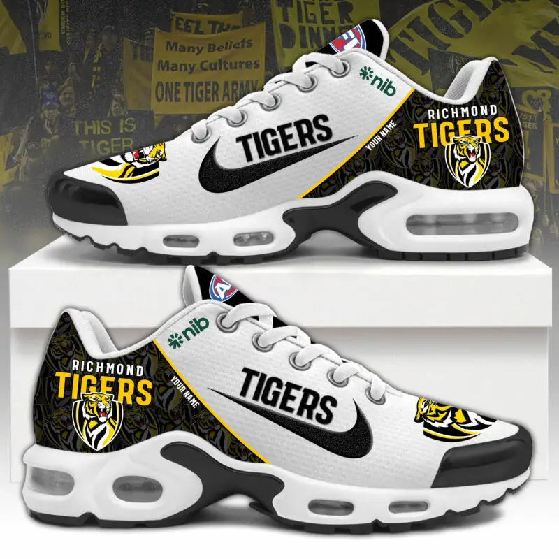 Richmond Tigers Air Max Plus Shoes Sneakers For Men And Women Richmond Tigers Air Max Plus Shoes Sneakers For Men And Women - Image 1
