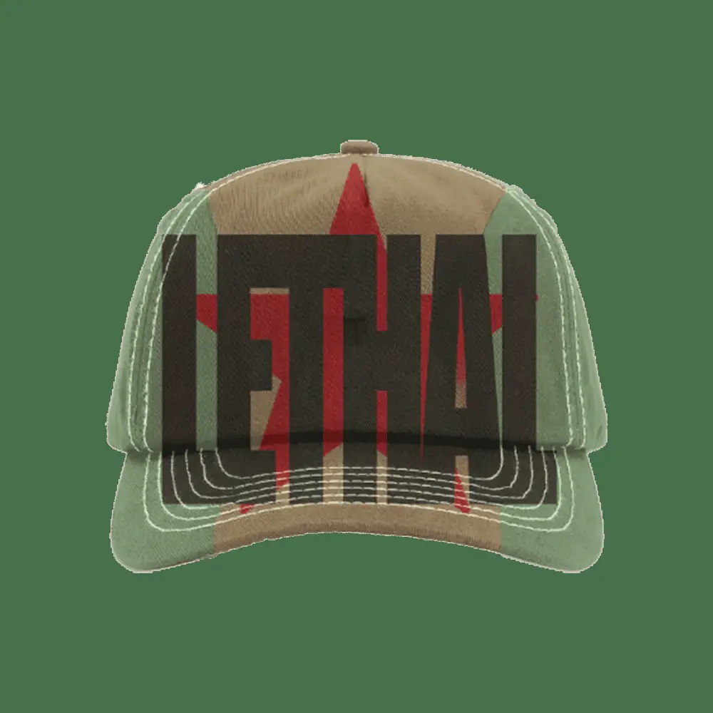 Rico Nasty Merch Rico Nasty Lethal Star Hat Fathers Day Presents For Rapper Fans -WearandDecor