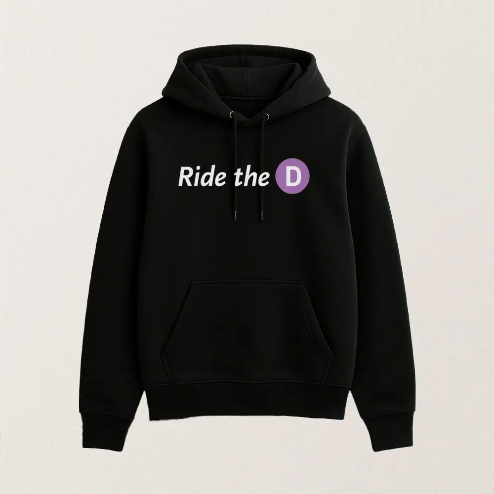 Ride The D LA Metro Hoodie Los Angeles Transit Fan Gear Pullover Best Gift For Southern California Fans