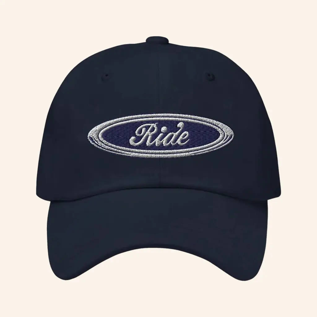 Ride The Pod Merch RIDE Heritage Logo Embroidered Hat Xmas Gifts For Dad -WearandDecor