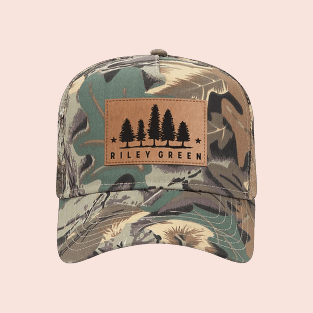 Riley Green Trees Camo Hat Riley Green Baseball Cap Present Idea For Music Lovers