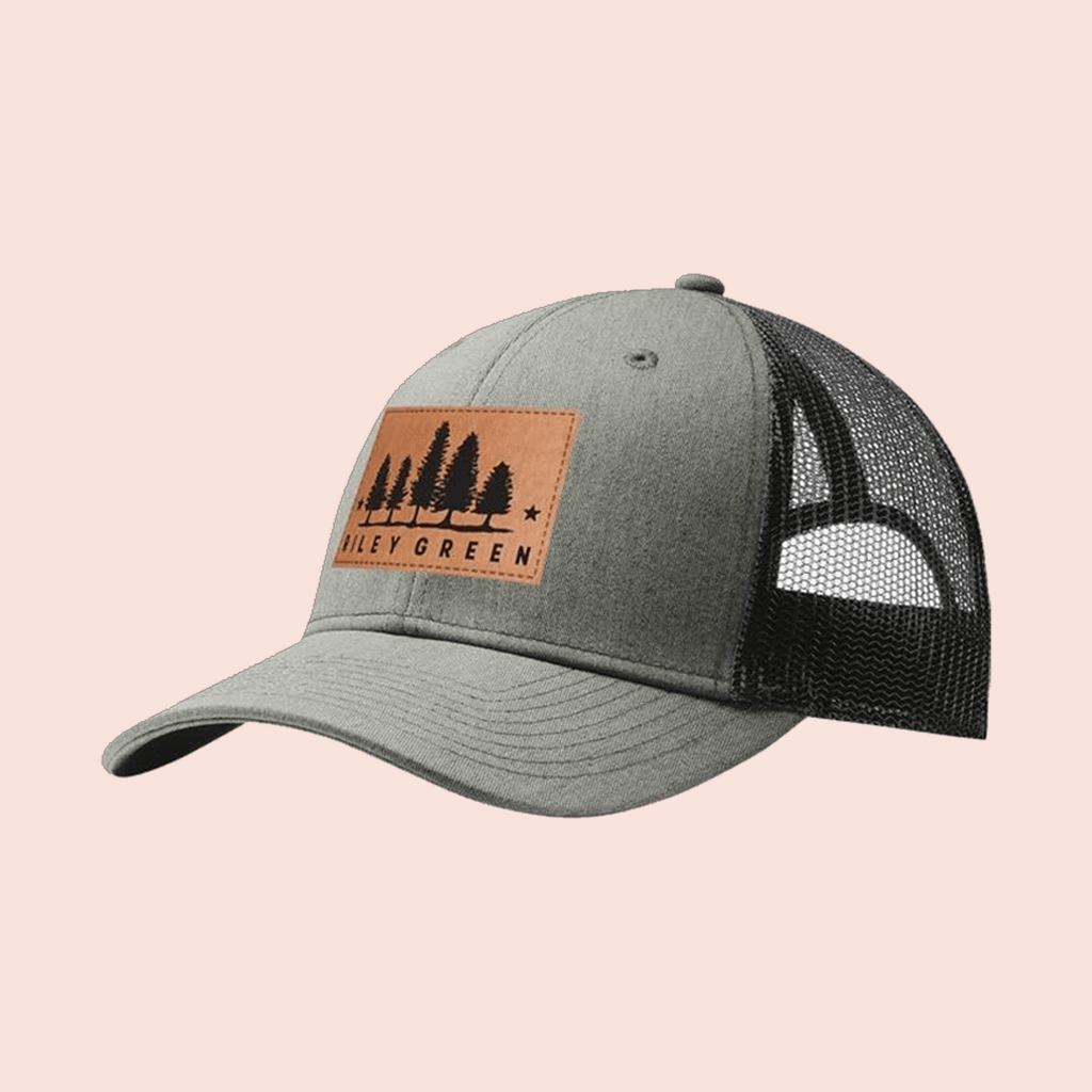 Riley Green Trees Trucker Hat Riley Green Trucker Cap Music Present Ideas For Husband