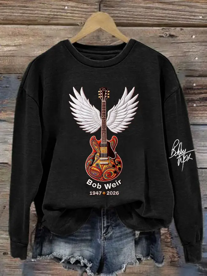 RIP Bob Weir 1947 2026 Sweatshirt Women's Grateful Dead Bob Weir Signature Apparel For Fan