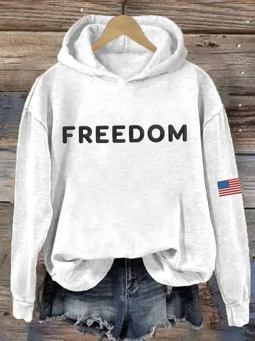 RIP Charlie Kirk Freedom Hoodie American Flag Outfit Presents For Conservatives