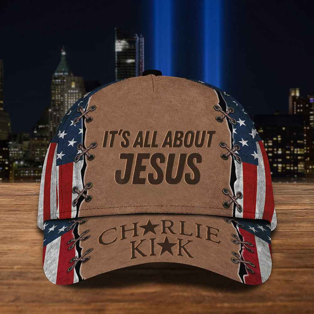 RIP Charlie Kirk It's All About The Jesus Hat The Turning Point USA TPUSA Merchandise