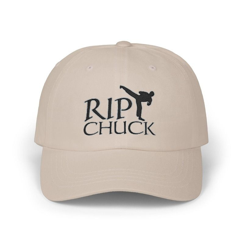 RIP Chuck Norris Dad Hat 1940-2026 Martial Arts Memorial Cap Unique Gift Son
