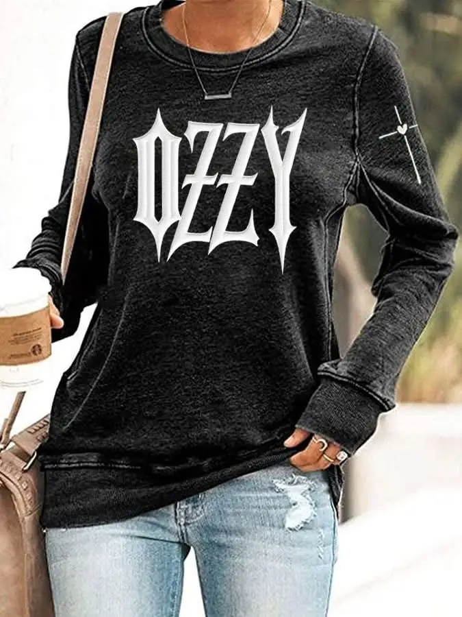 RIP Ozzy Osbourne Sweatshirt Thank You For The Memories Rock Icon Tribute Apparel For Fans