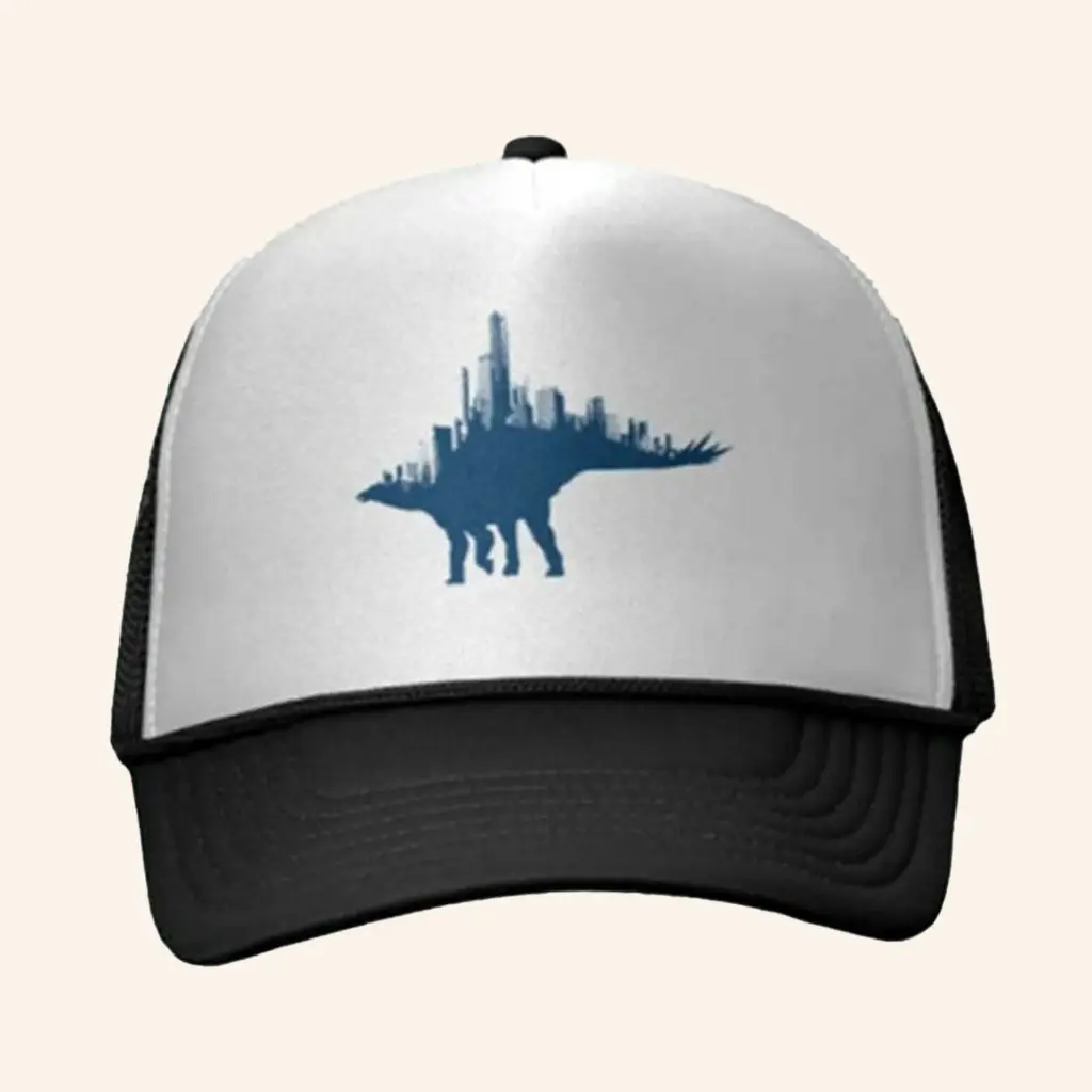RippedRedneck Merch Citysaurus Trucker Hat Christmas Gift Ideas For Him - Wear&Decor