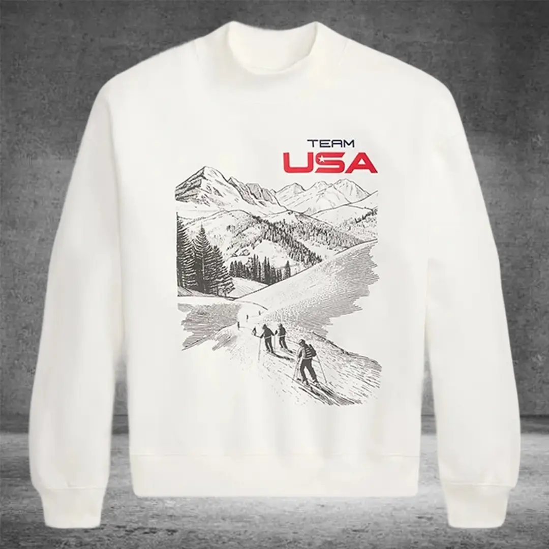 RL Team USA Graphic Sweatshirt Olympics Games Milano Cortina 2026 Merch Gift