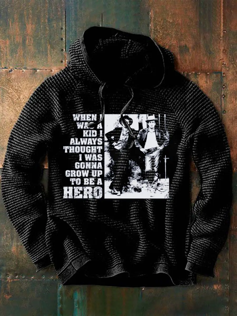 Robert Redford Hoodie Butch Cassidy Quote I Was Gonna Grow Up To Be A Hero Memorial Presents Robert Redford Hoodie Butch Cassidy Quote I Was Gonna Grow Up To Be A Hero Memorial Presents - Image 1