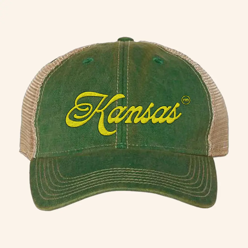 Role Model Merch Kansas Anymore Trucker Hat Embroidered Christmas Gifts Ideas For Him -WearandDecor Role Model Merch Kansas Anymore Trucker Hat Embroidered Christmas Gifts Ideas For Him -WearandDecor - Image 1