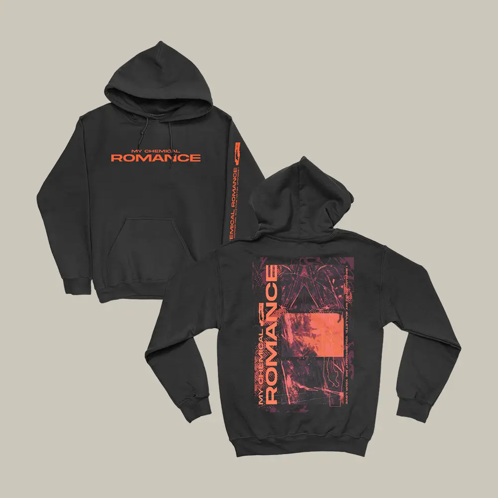 Romance Bullets Hoodie My Chemical Romance Hooded Sweatshirt Gift idea