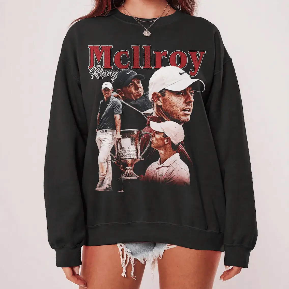 Rory Mcllroy Vintage Bootleg Graphic Rory Mcllroy Sweatshirt Golf Clothing Best Gift For Mother's Day