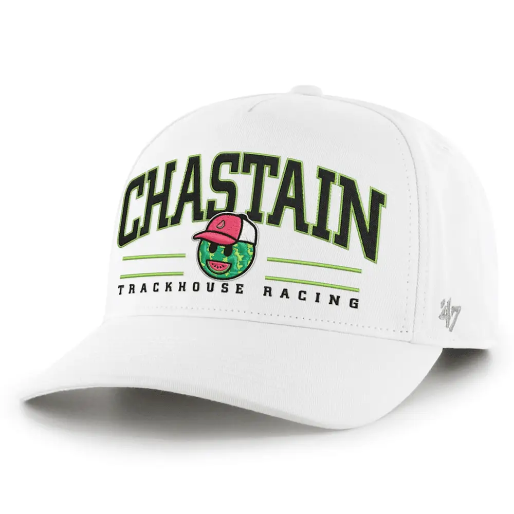 Ross Chastain Merch Ross Chastain 47 White Roscoe Hitch Hat Gifts For Racing Fans -WearandDecor