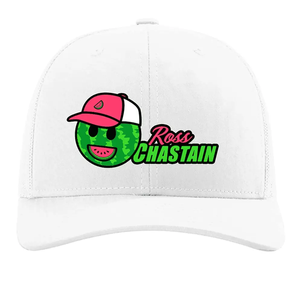 Ross Chastain Merch Ross Chastain JR Motorsports Official Team Apparel White Trucker Hat -WearandDecor
