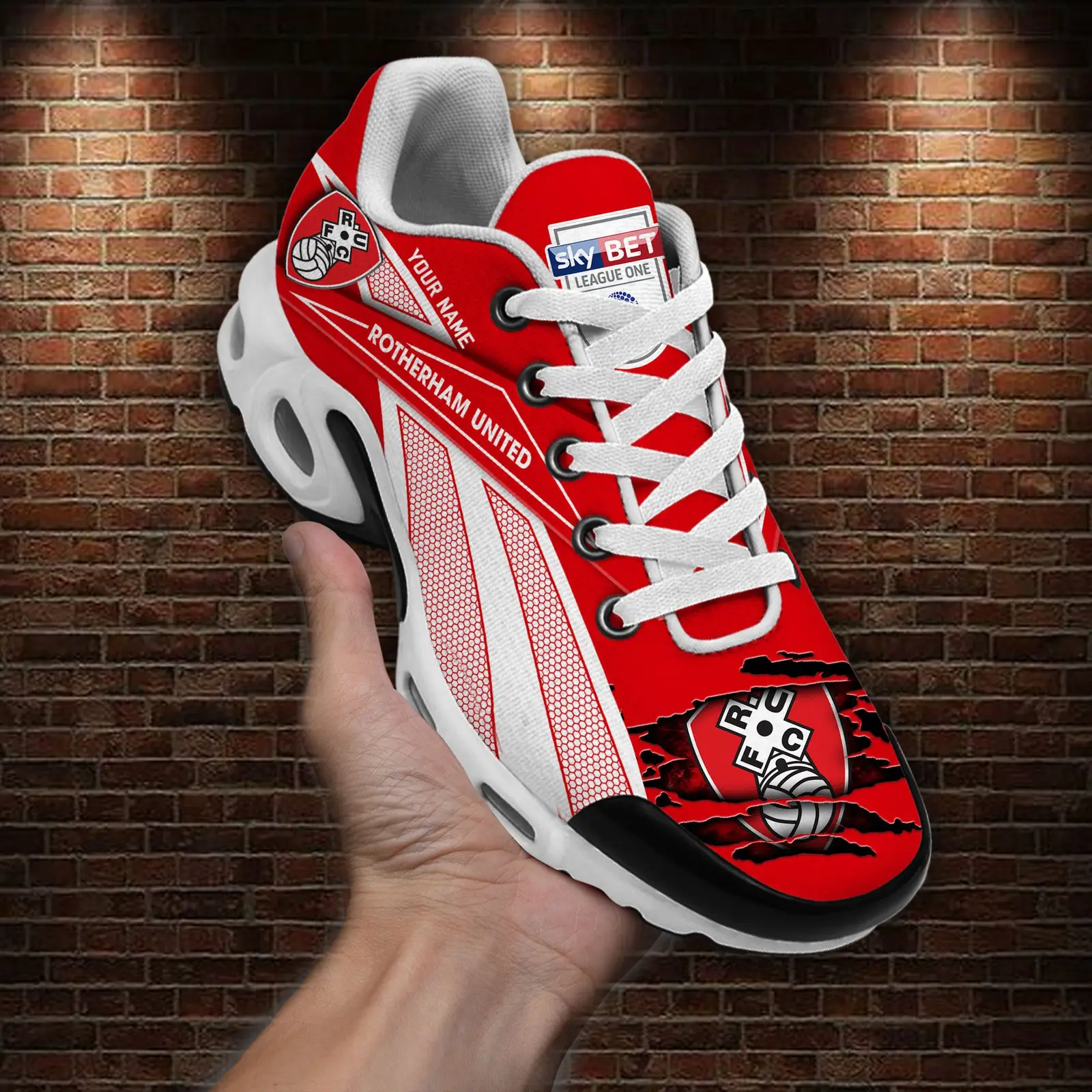 Rotherham United Air Max Plus Shoes Sneakers For Men And Women Rotherham United Air Max Plus Shoes Sneakers For Men And Women - Image 1