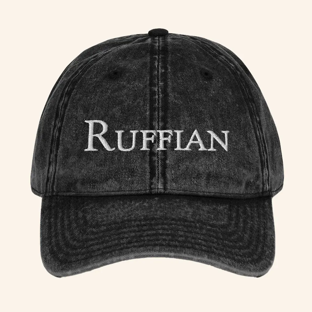 Ruffian Merch Ruffian Logo Embroidered Hat Birthday Present For Wife