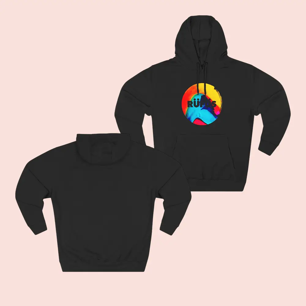 Rufus Du Sol Merch Official Bloom Album Hoodie Black RDS Band Merchandise For Sale