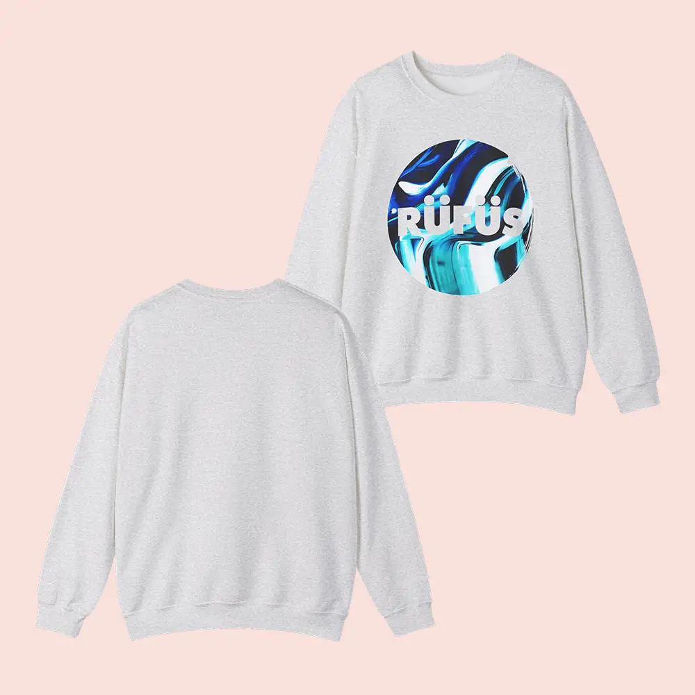 Rufus Du Sol Merch Official Rufus Circle Sweatshirt RDS Band Merchandise Gifts For Fans