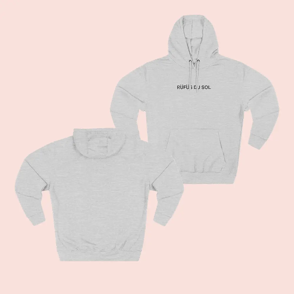 Rufus Du Sol Merch Official Rufus Du Sol Classic Logo Hoodie RDS Band Merchandise Rufus Du Sol Merch Official Rufus Du Sol Classic Logo Hoodie RDS Band Merchandise - Image 1