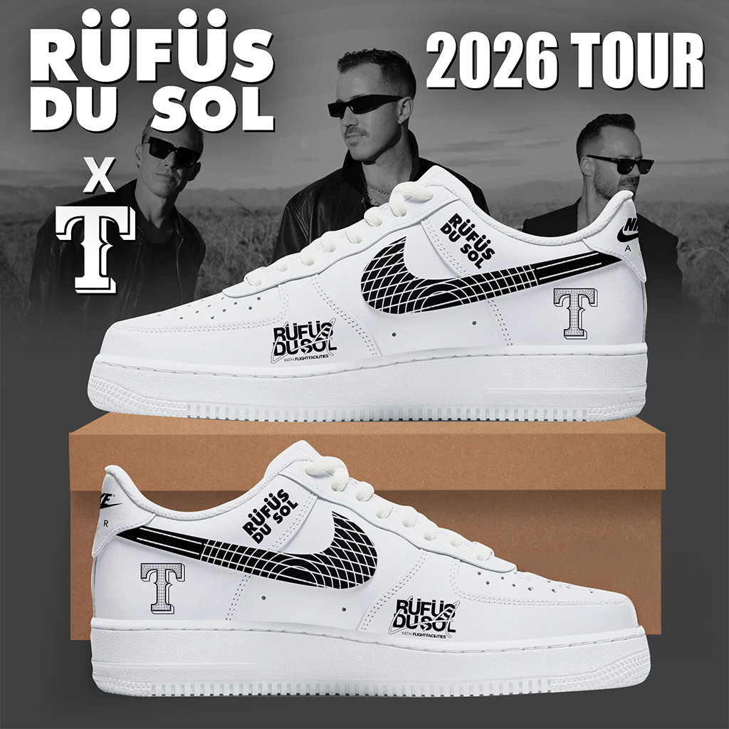 RuFus Du Sol Tour 2026 AF1 Shoes Birthday Gifts For Music Lovers