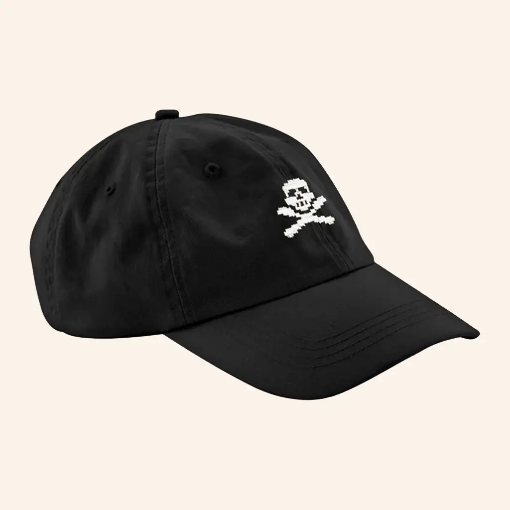 RuneScape Merch Embroidered PK Skull Hat Dad Christmas Gifts - WearandDecor
