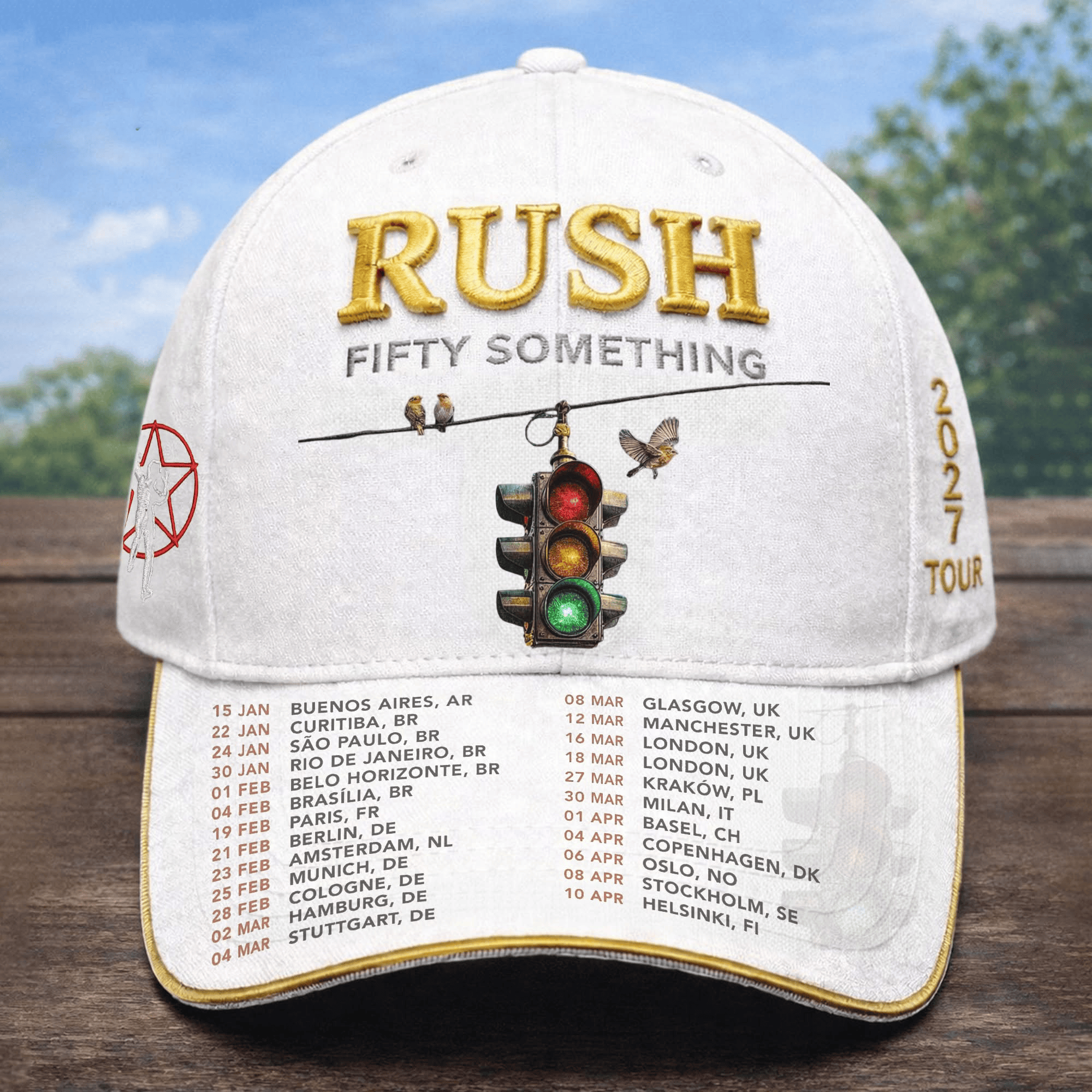 RUSH 2027 Tour Merch Fifty Something Hat RUSH 2027 Tour Baseball Cap Gifts For Rock Fans