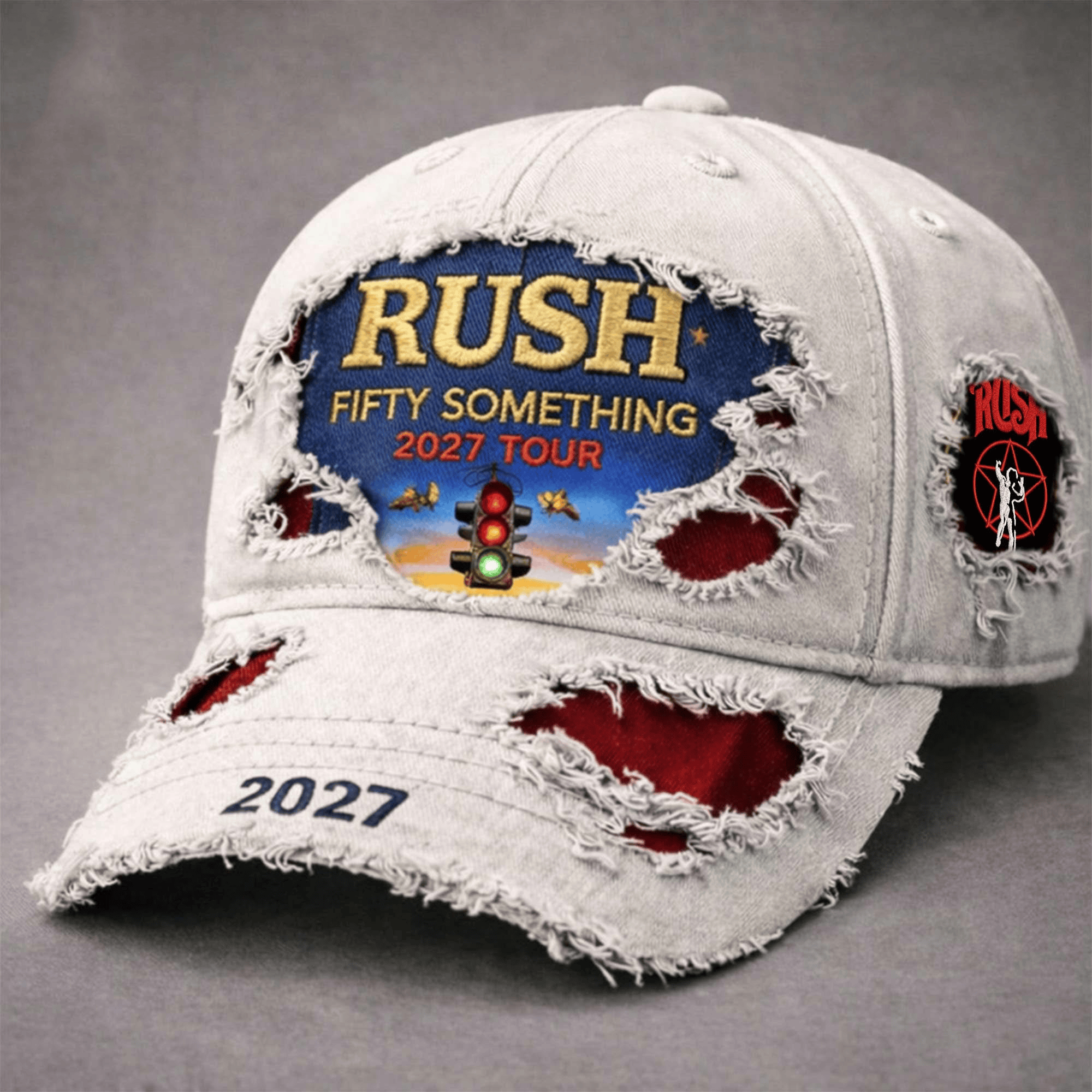 RUSH 2027 Tour Merch Fifty Something Hat RUSH 2027 Tour Cap Cool Gifts For Rock Fans