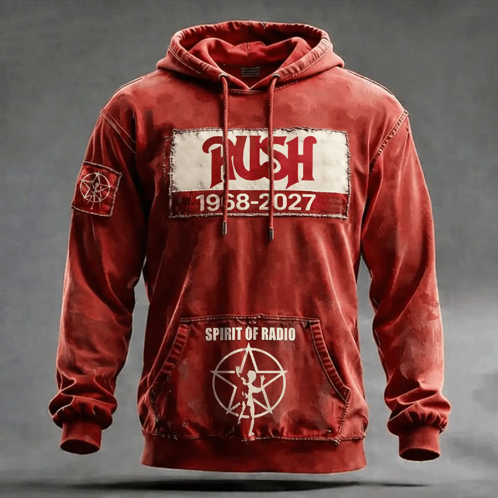 RUSH 2027 Tour Merch Spirit Of Radio Hoodie Vintage RUSH Rock Band Rock Fan Apparel
