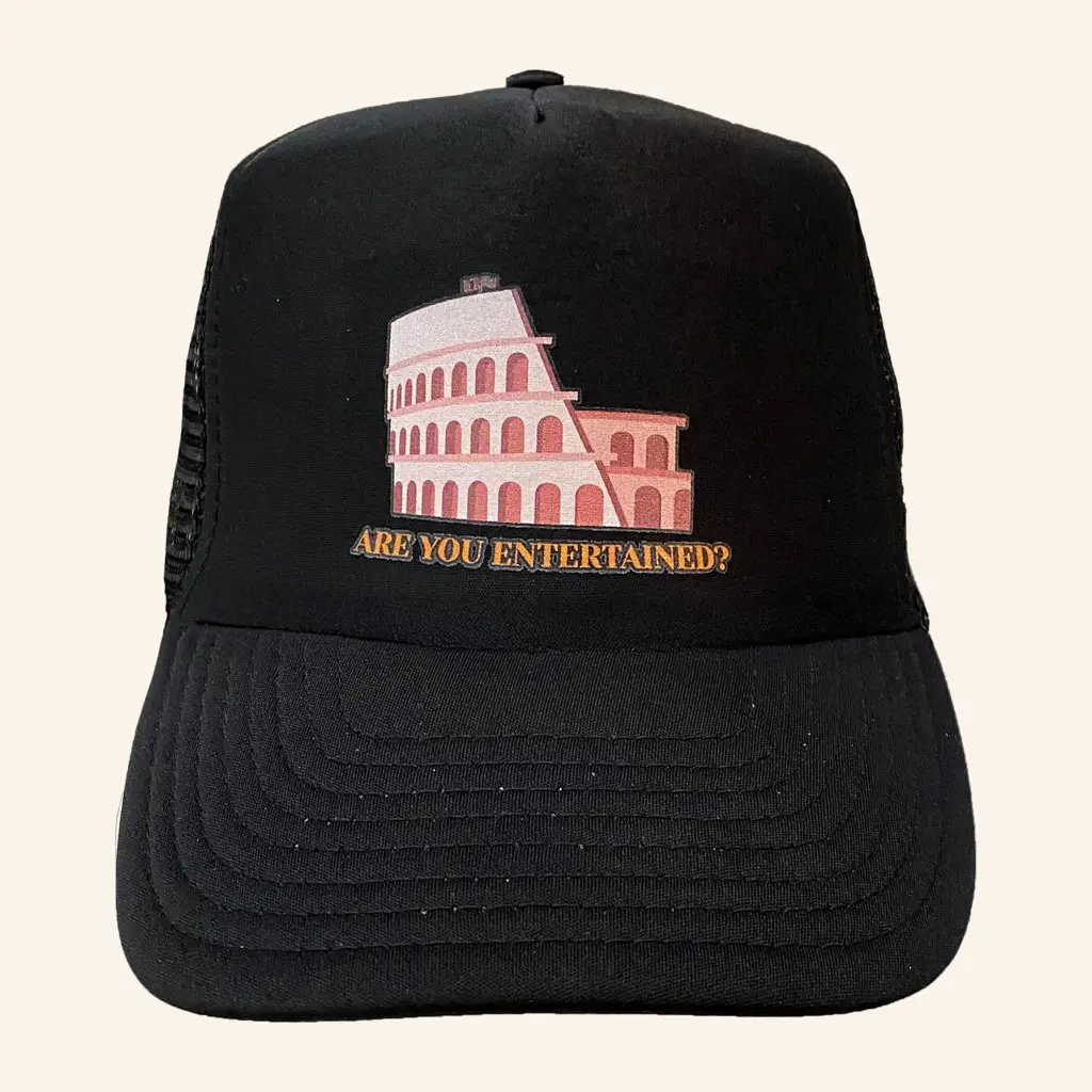 Russ Merch Are You Entertained Trucker Hat Gifts For Rapper Fans