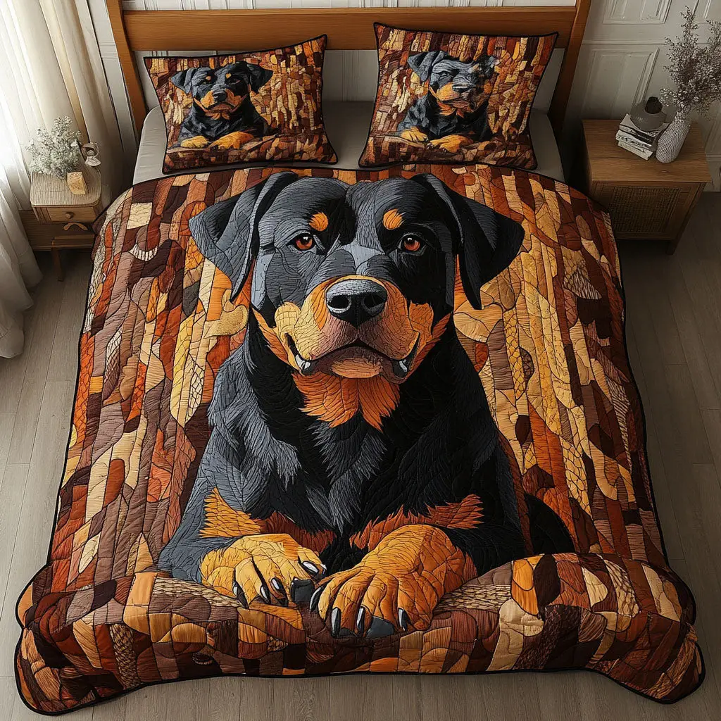 Rustic Alpha Quilted Bedding Set Soft Bedding Set That Makes a Great Christmas Gift Rustic Alpha Quilted Bedding Set Soft Bedding Set That Makes a Great Christmas Gift - Image 1