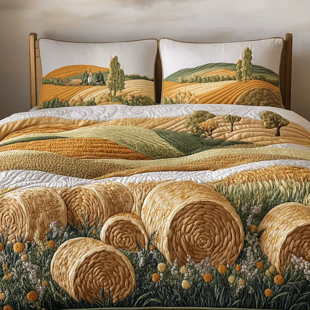 Rustic Beauty Quilted Bedding Set Unique Bed Sheet Set Unique Christmas Gifts 2025