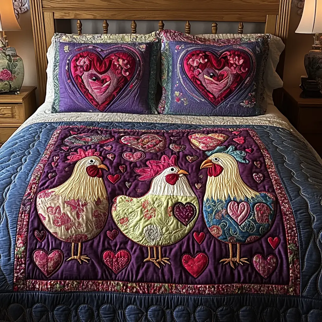 Rustic Roost Quilted Bedding Set Ultra-Soft Bedding Set for a Hotel-Like Experience Rustic Roost Quilted Bedding Set Ultra-Soft Bedding Set for a Hotel-Like Experience - Image 1