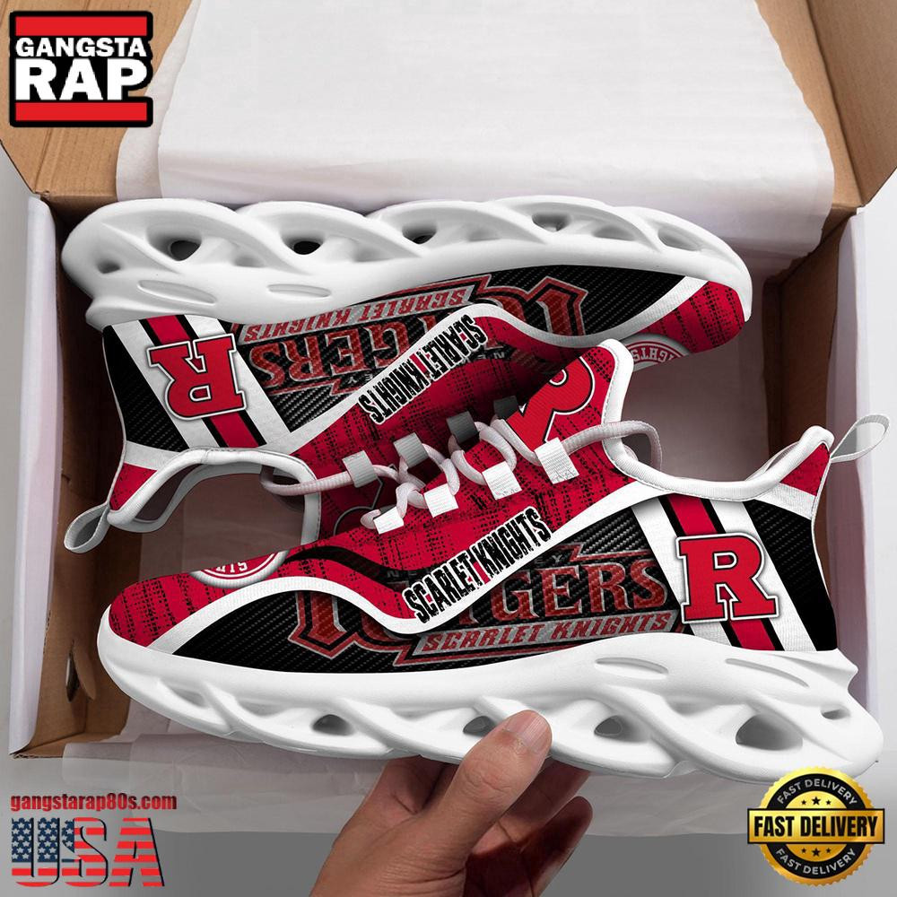 Rutgers Scarlet Knights NCAA Clunky Air Max Shoes Air Cushion Sneakers