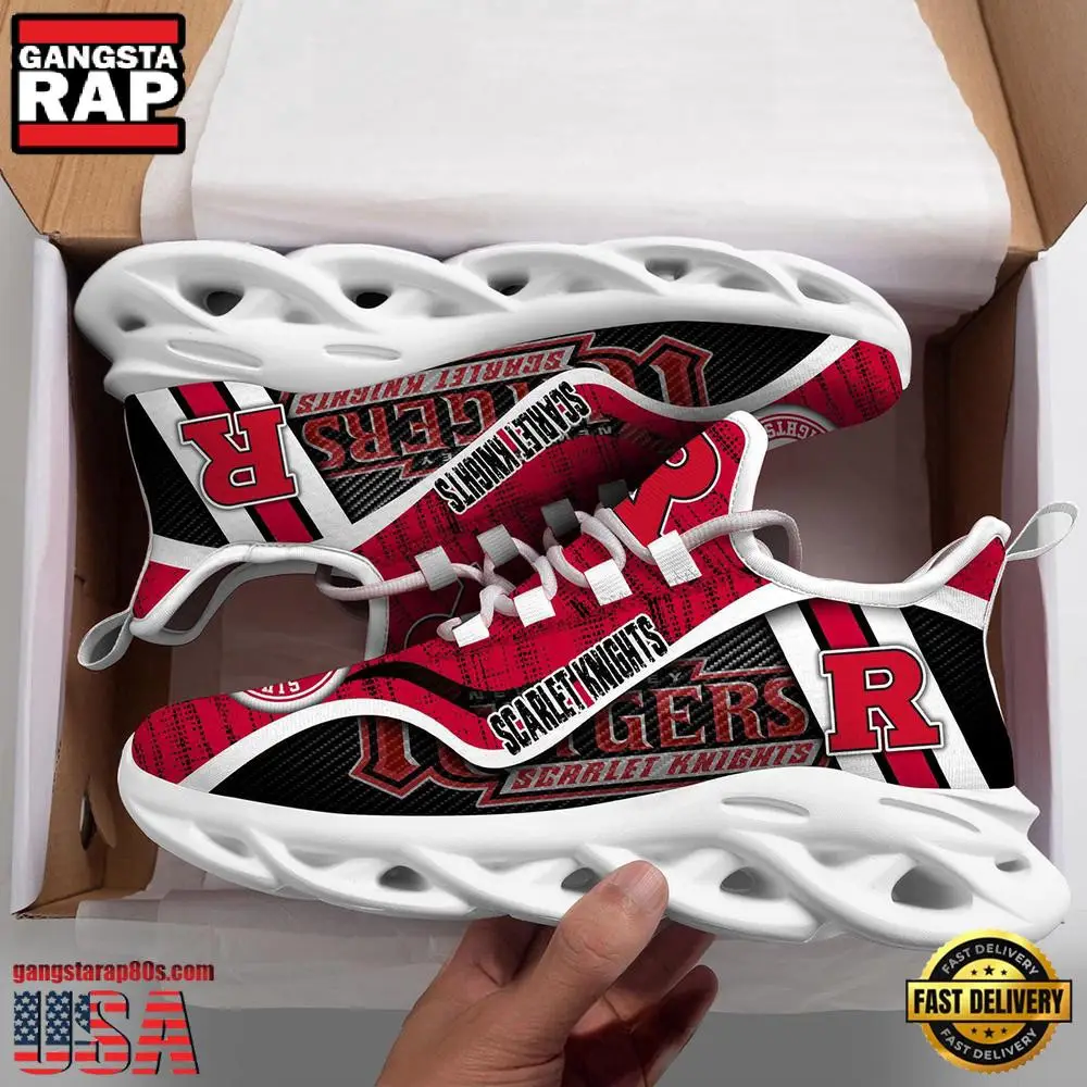 Rutgers Scarlet Knights NCAA Clunky Air Max Shoes Air Cushion Sneakers