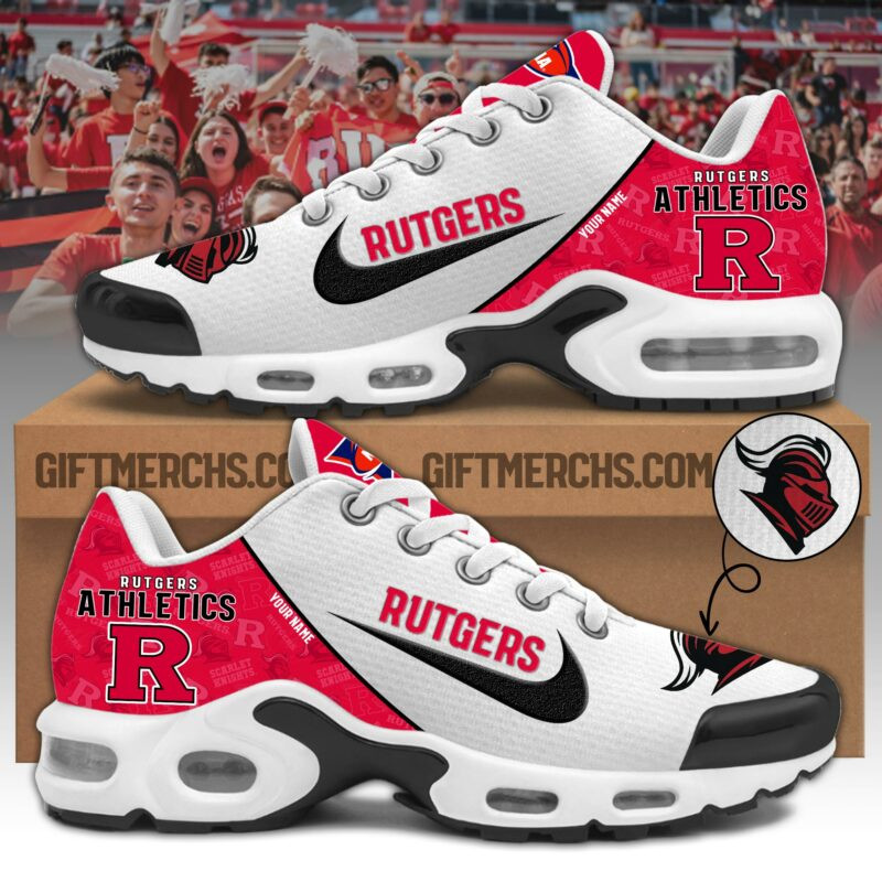 Rutgers Shoes 2026 Version Custom Name, Shoes For Sport Fan Air Max Shoes & Air Cushion Sneakers