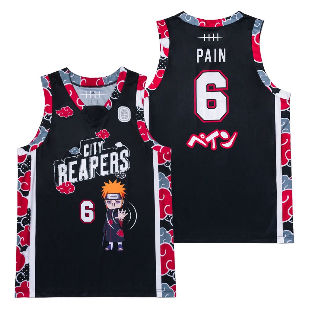 RWE Merch 2026 OTE Naruto City Reapers Pain #6 Jersey RWE Basketball Merch Gifts For Brothers