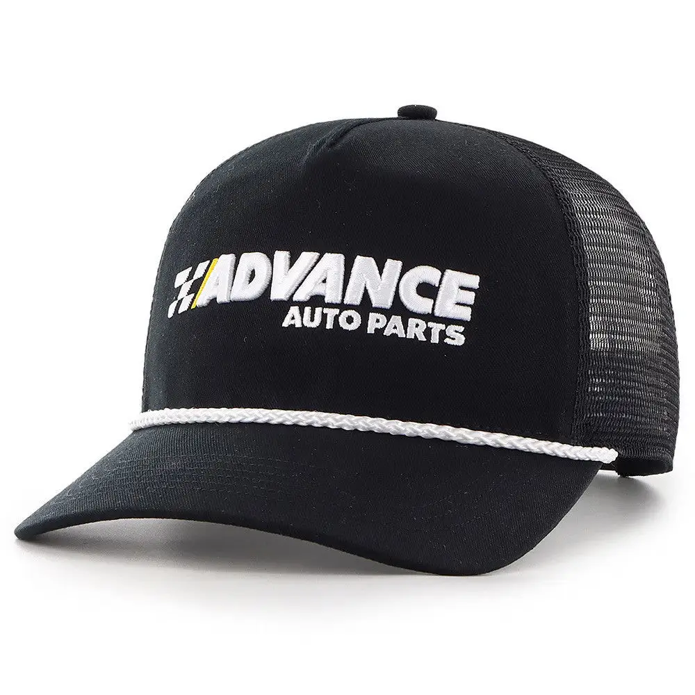 Ryan Blaney Merch Black Ryan Blaney Advance Auto Parts Trucker Hat Father's Day Gifts -WearandDecor