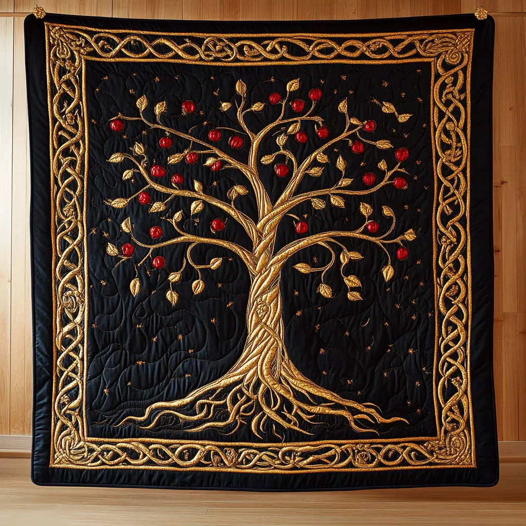 Sacred Orchard Quilt Ultra-Soft Quilt Blanket for Hotel-Like Experience