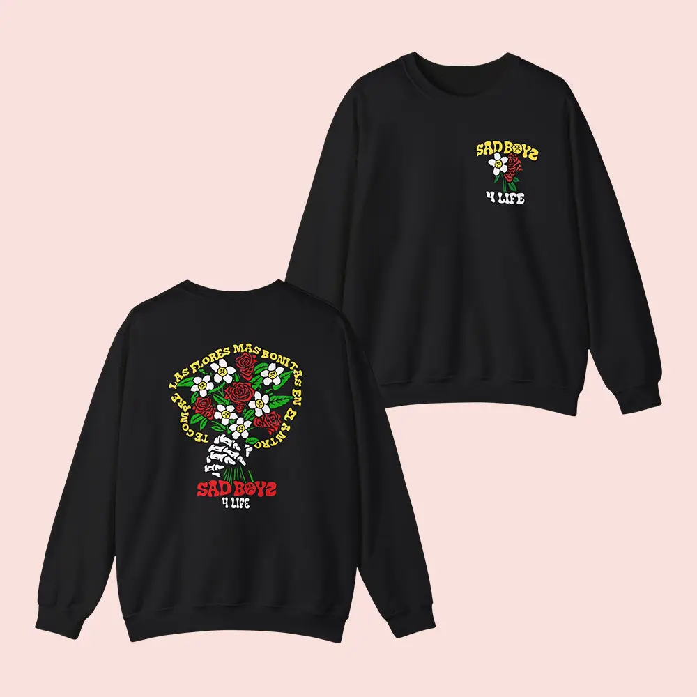 Sad Boyz Merch Sad Boyz By Junior H 4 Life Sweatshirt Fan Apparel Gifts For Men Women