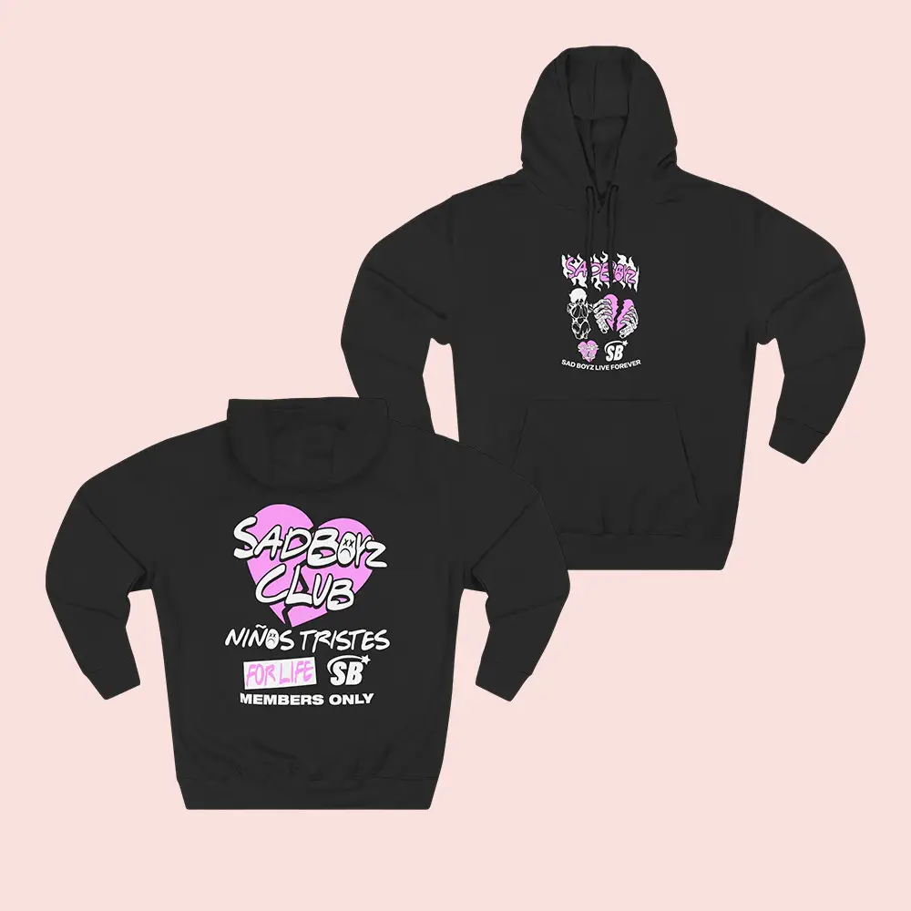 Sad Boyz Merch Sad Boyz By Junior H Club Hoodie Theme Fan Merch Clothes