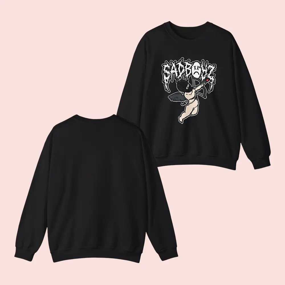 Sad Boyz Merch Sad Boyz Junior H Cherub Sweatshirt Junior H Merch Gifts For Fans