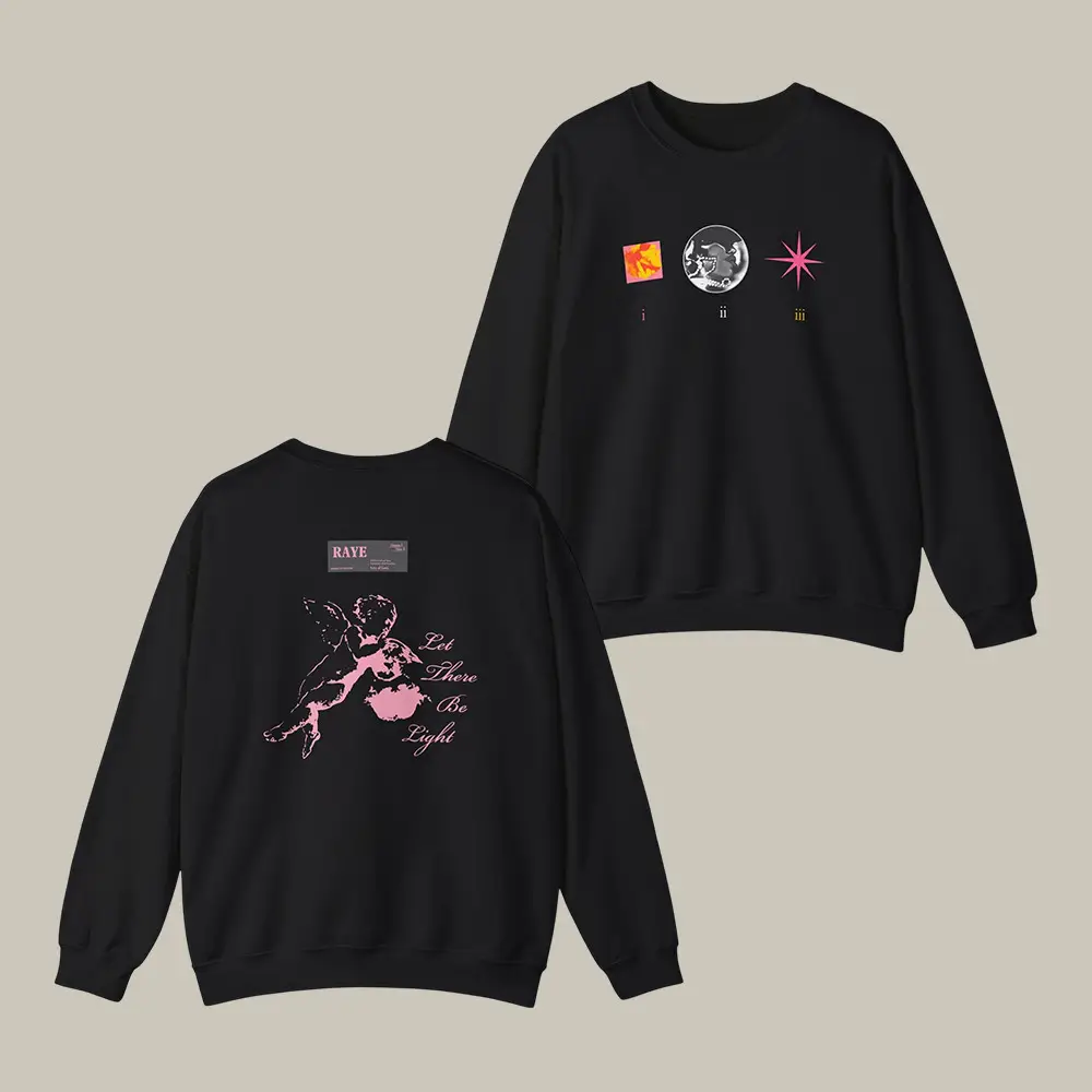 Sad Little Sinner Let There Be Light Raye Sweatshirt Music Fan Merch Raye Lover Gift Idea